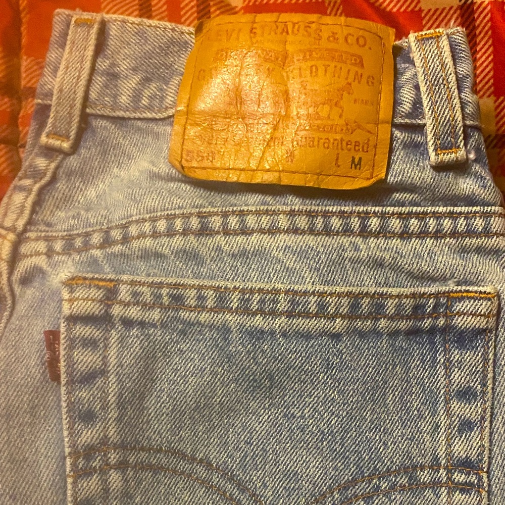Levi's Sky Blue Denim with Leather Patch